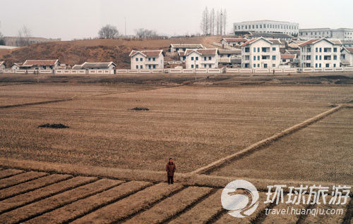 北平安道位于朝鲜的西北部。摄于2012年4月8日。