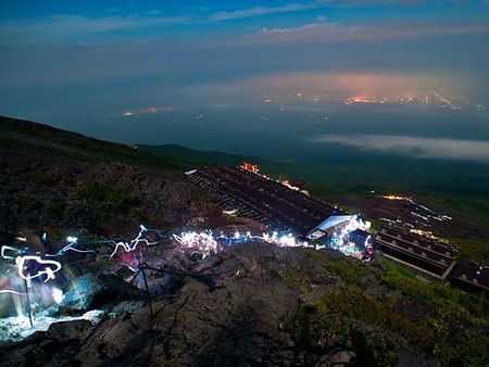 日本富士山吉田步道。