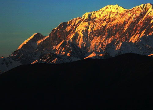 西藏南迦巴瓦雪山