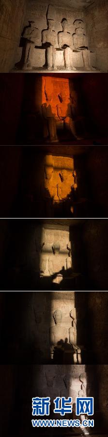 （国际）（1）埃及阿布·辛拜勒神庙“日光节”掠影