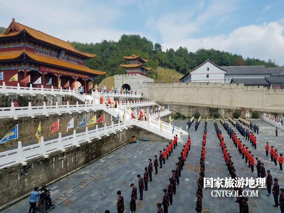 江西靖安:2018第四届宝峰孝文化庙会开幕(图)