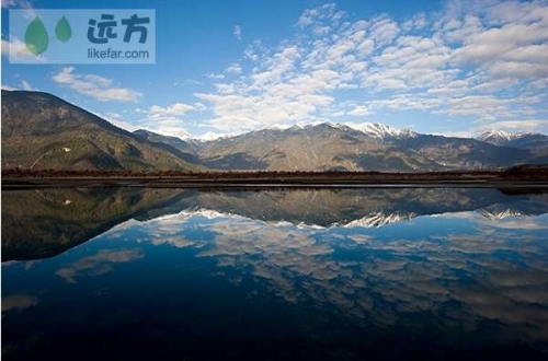 林芝南迦巴瓦的雪 出走西藏林芝桃花