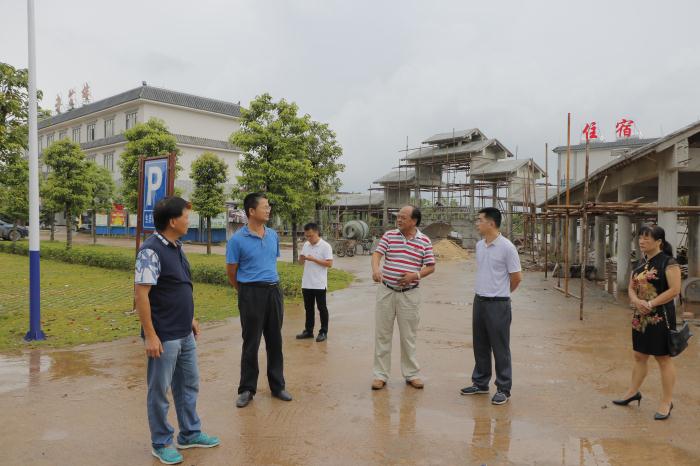 玉林旅发委领导到陆川调研星级乡村旅游区建设