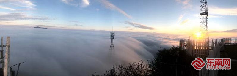 德化九仙山迎来云海美景